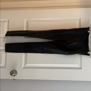 Spanx Faux Leather Leggings Size Small
